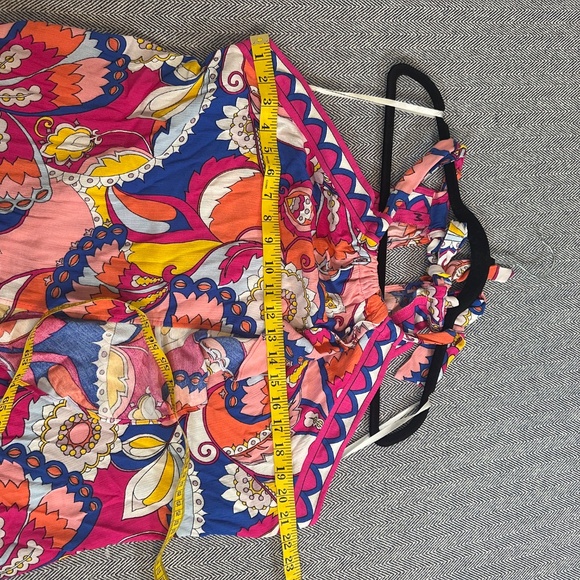 TRINA TURK - Sevillia Asymmetric Swimsuit Cover Up Midi Dress - Picture 4 of 7